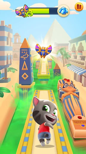 Descargar Talking Tom Gold Run – ¡Corre y Recoge Oro Ahora! - Screenshot 1