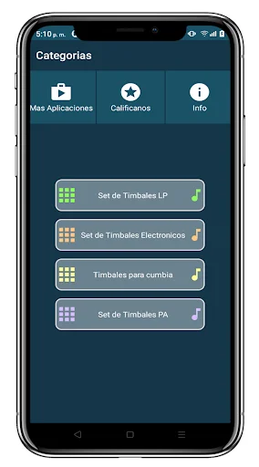 Descargar Timbales Cumbia Gratis – App de Percusión Realista - Screenshot 10