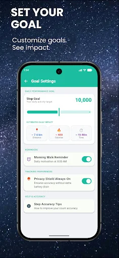StepMate: Contador de Pasos Privado – Descarga Gratis en Español - Screenshot 5