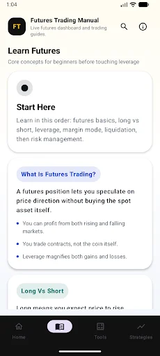 Futures Trading Guide: Aprende Trading y Datos BTC/ETH en Vivo - Screenshot 22