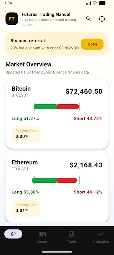 Futures Trading Guide: Aprende Trading y Datos BTC/ETH en Vivo - Screenshot 24