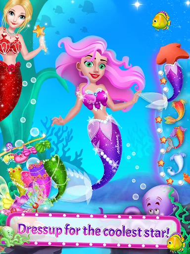 Descarga Princess Mermaid Story – Vive Aventuras Submarinas Gratis - Screenshot 1