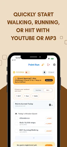 PointRun: Entrena con Caminata, Running y HIIT – Descarga Gratis - Screenshot 1