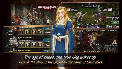 Descargar Bloodbound Lord: Idle RPG – Conviértete en el Señor Supremo - Screenshot 4