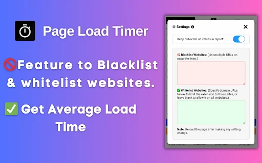 Page Load Timer: Mide la velocidad de tu web al instante - Screenshot 1