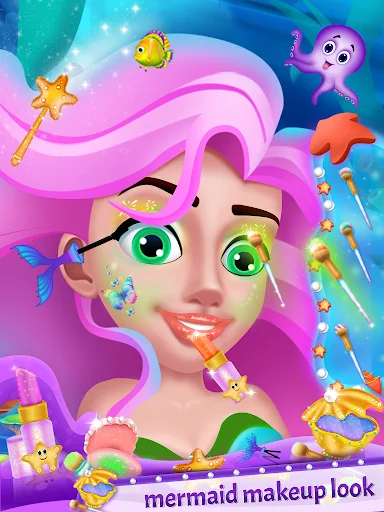 Descarga Princess Mermaid Story – Vive Aventuras Submarinas Gratis - Screenshot 2