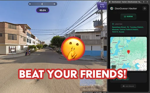 GeoGuesser Hacker: Consigue Puntuación Perfecta – Descarga Gratis - Screenshot 1