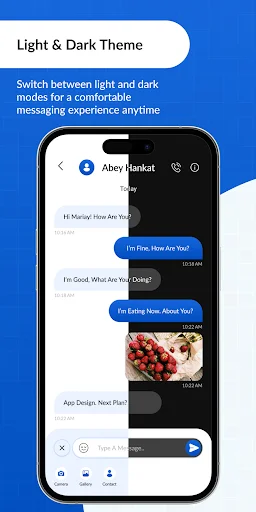 Descargar Messages: SMS y Chat Manager – SMS Seguro y Rápido - Screenshot 6