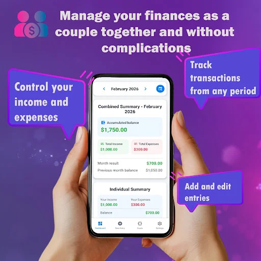 Descargar Couple Finance para Parejas – Gestión de Gastos Gratis - Screenshot 2