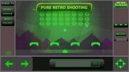 Arcade Invaders From Space: Disfruta la Acción Retro en tu Móvil - Screenshot 1