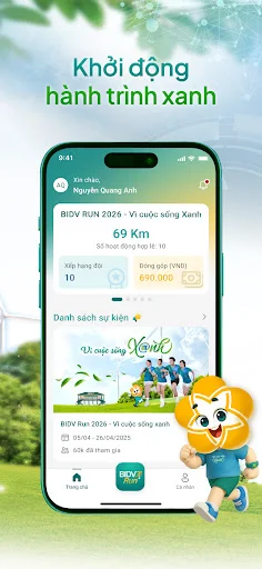 Descargar BIDV Run Plus APK – App de Fitness y Caridad - Screenshot 20