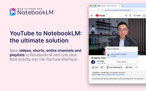 Web Clipper para NotebookLM: Captura y Exporta Contenido Fácilmente - Screenshot 1