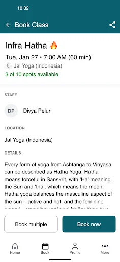 Descargar Jal Yoga – Reserva tus clases de yoga fácilmente - Screenshot 3