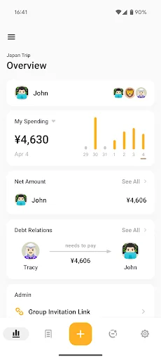 Descarga Bill Bear Gratis – Gestiona tus Gastos Compartidos Fácilmente - Screenshot 9