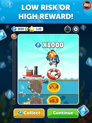 Descargar Chicken Cross – Sea Cross 2 – ¡Gana hasta x1000! - Screenshot 9