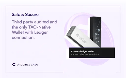 Crucible Wallet: La mejor billetera TAO para staking inteligente - Screenshot 2