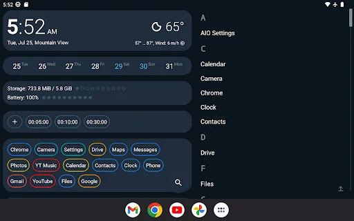 AIO Launcher: Descarga el Lanzador Definitivo para Android - Screenshot 6