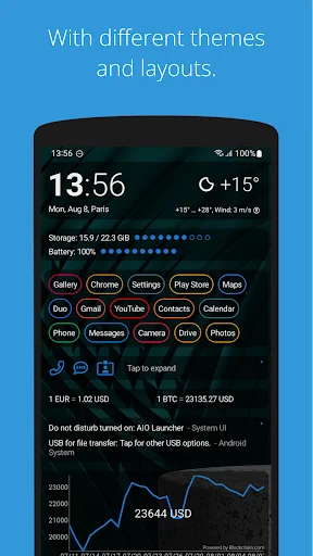 AIO Launcher: Descarga el Lanzador Definitivo para Android - Screenshot 2