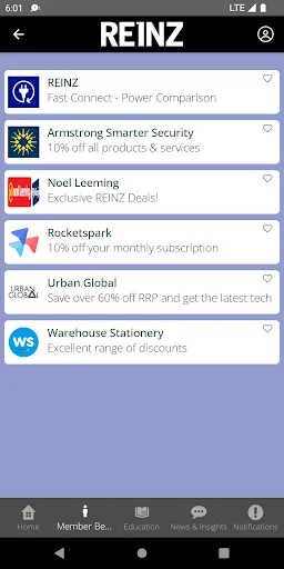 Descargar REINZ para Android: Descuentos Exclusivos y Beneficios - Screenshot 3