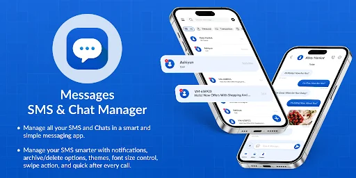 Descargar Messages: SMS y Chat Manager – SMS Seguro y Rápido - Screenshot 1