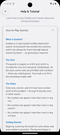 Sudoku Trainer! – Domina Sudoku con Técnicas Inteligentes - Screenshot 7