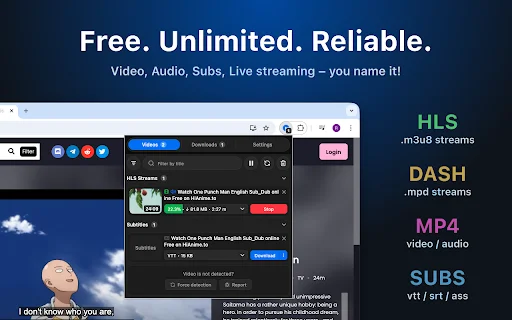 MAX Video Downloader: Descarga HLS, DASH y MP4 Gratis y Rápido - Screenshot 1