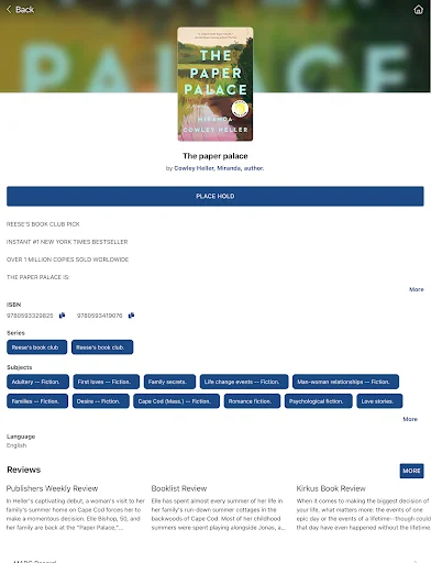 Descarga El Paso Public Libraries: Gestión de Libros en Android - Screenshot 16