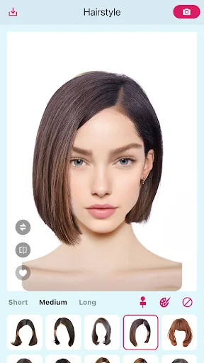 Hairstyle Try On: Cambia tu Look con IA – Descarga Gratis - Screenshot 20
