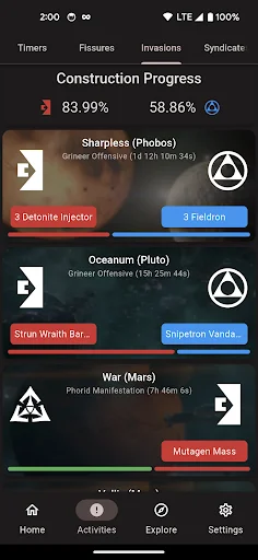 Descarga Cephalon Navis: El Mejor Hub para Warframe en Español - Screenshot 5