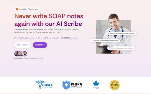 Healos: Asistente Médico IA – Documentación Clínica Eficiente - Screenshot 1