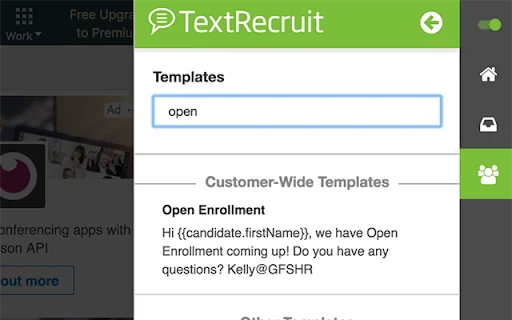 TextRecruit Extension: Optimiza tu Reclutamiento con SMS - Screenshot 5
