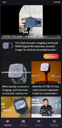 Descargar FOTRIC Genie – Plugin de Cámara Acústica Profesional - Screenshot 2