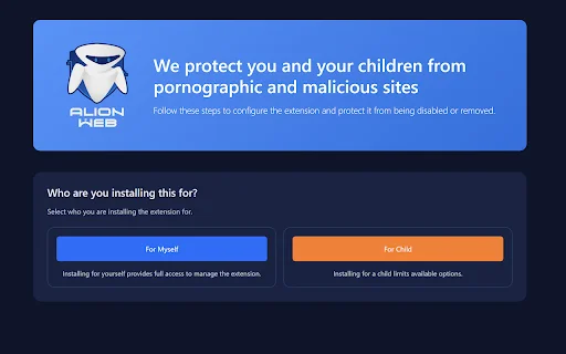 AlionWeb: Protección Parental y Seguridad Online | Descarga Gratis - Screenshot 1
