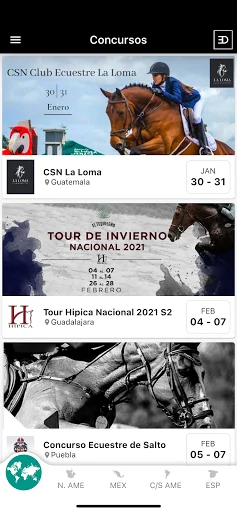 Equestrian Digital: Resultados y Listas de Salto en Vivo - Screenshot 1