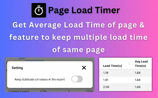 Page Load Timer: Mide la velocidad de tu web al instante - Screenshot 4