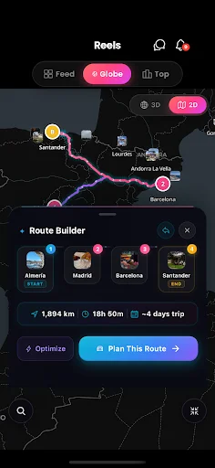 Tourific: Planificador de Viajes AI – Crea Rutas en un Solo Clic - Screenshot 4
