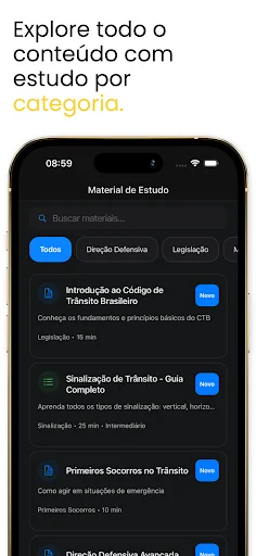 Simulado Detran 2026: Prepárate para tu examen de conducir - Screenshot 6