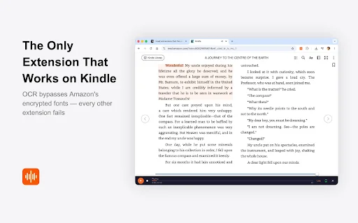 CastReader: Lector de voz AI gratuito para Kindle, PDF y artículos - Screenshot 2