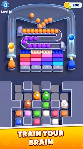 Descarga Color Beads Drop: El Puzzle de Colores más Adictivo - Screenshot 1