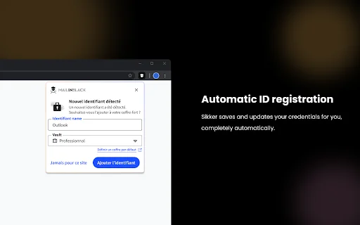 Sikker de Mailinblack: Gestor de Contraseñas Profesional y Seguro - Screenshot 3