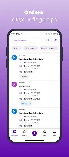 EZRentOut: Software de Alquiler de Equipos – Descarga la App - Screenshot 3
