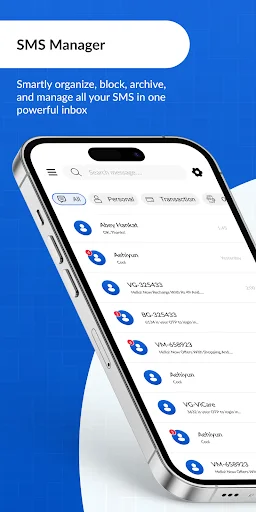Descargar Messages: SMS y Chat Manager – SMS Seguro y Rápido - Screenshot 2