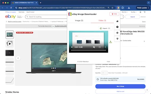 eBay Image Downloader: Descarga Imágenes y Videos en Bulk - Screenshot 3