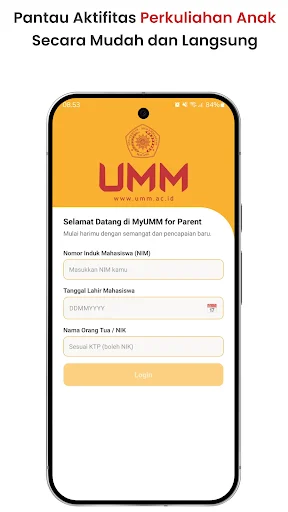 Descarga myUMM For Parent – Seguimiento Académico en Tiempo Real - Screenshot 1