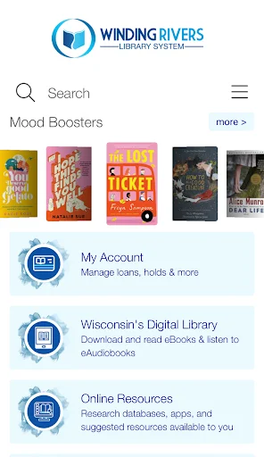 Descarga WRLS Library Catalog App – Gestión Bibliotecaria Móvil - Screenshot 1