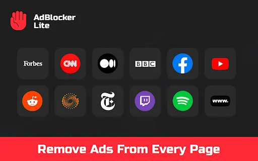 AdBlock Lite: Bloqueador de anuncios gratis para Chrome – Rápido - Screenshot 2