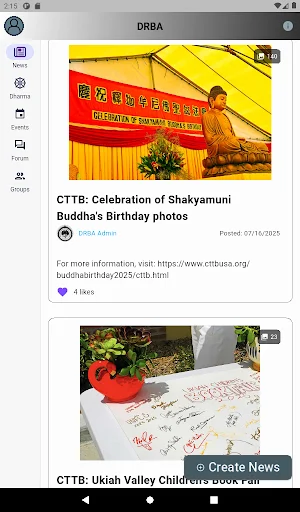 Descarga Dharma Realm Buddhist Assoc. – Eventos y Meditación Budista - Screenshot 9