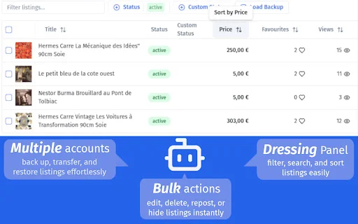 Dotb: Automatiza tus ventas en Vinted – Potencia tu armario - Screenshot 3