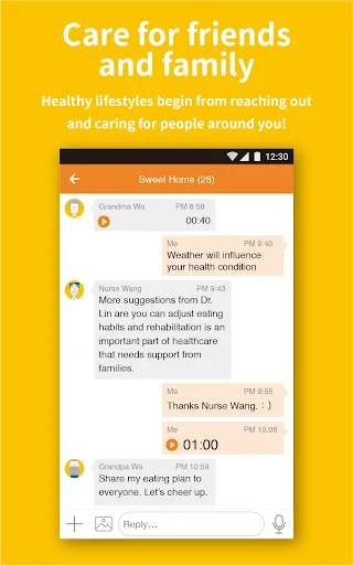 Descarga WaCare APK: Comunidad de Salud y Bienestar Familiar - Screenshot 6