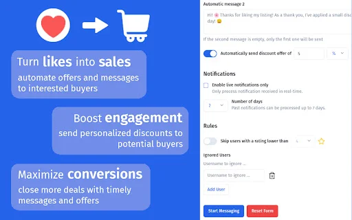 Dotb: Automatiza tus ventas en Vinted – Potencia tu armario - Screenshot 2